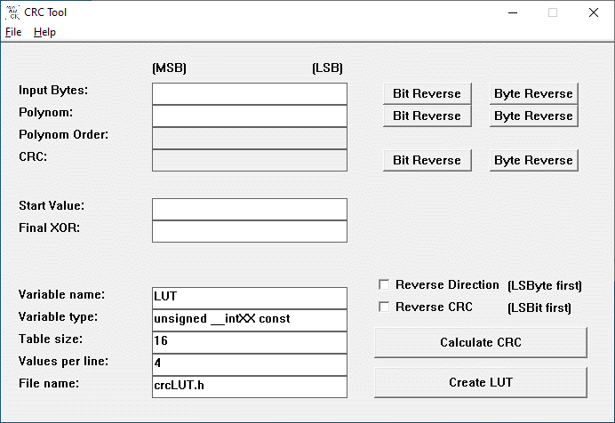 CRC Tool