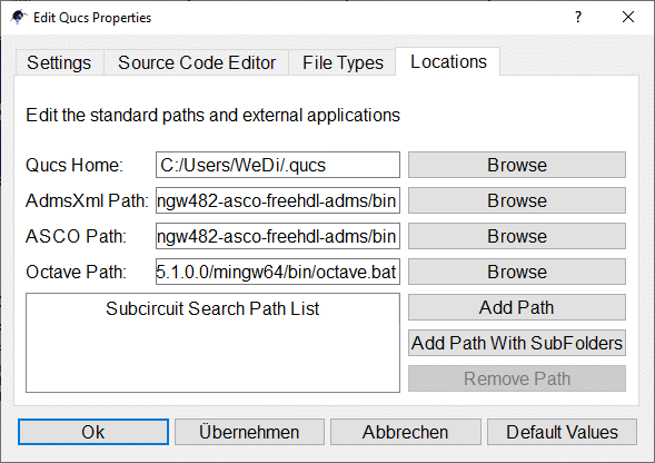 Application Settings